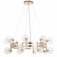 Подвесная люстра Crystal Lux LUXURY SP16 GOLD