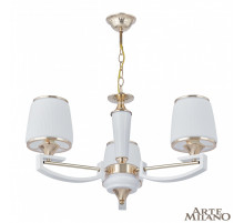 Подвесная люстра Arte Milano Florentia-2457 302457/3 Wh/Gd