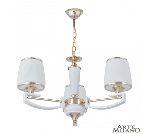 Подвесная люстра Arte Milano Florentia-2457 302457/3 Wh/Gd