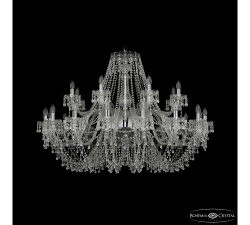 Подвесная люстра Bohemia Ivele Crystal 1410/16+8/460 Ni V0300 Подвесная люстра Bohemia Ivele Crystal 1410/16+8/460 Ni V0300