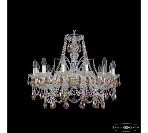 Подвесная люстра Bohemia Ivele Crystal 1411/12/240 G K777 Подвесная люстра Bohemia Ivele Crystal 1411/12/240 G K777