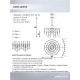 Подвесная люстра Lumien Hall Arnas LH0060/10P-CR-CL