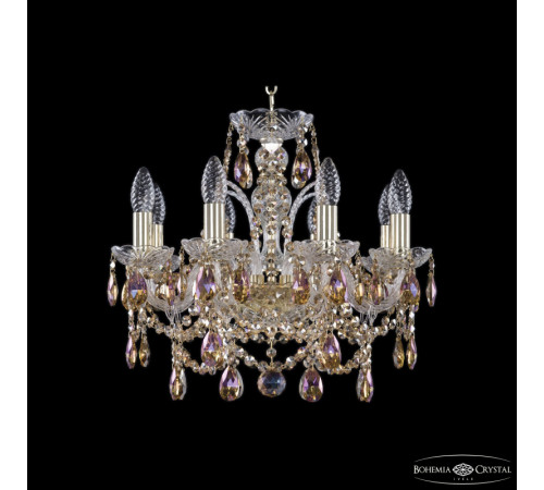 Подвесная люстра Bohemia Ivele Crystal 1411/8/141 G R777 Подвесная люстра Bohemia Ivele Crystal 1411/8/141 G R777