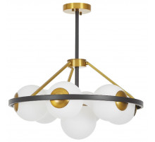Подвесная люстра Lumina Deco Donzano LDP 8034-7 BK+WT