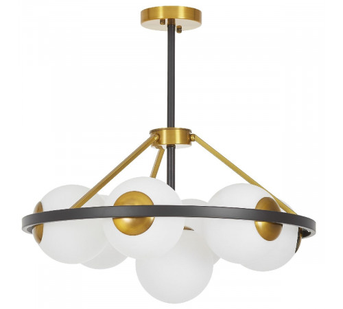 Подвесная люстра Lumina Deco Donzano LDP 8034-7 BK+WT Подвесная люстра Lumina Deco Donzano LDP 8034-7 BK+WT