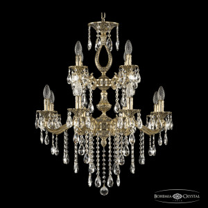 Подвесная люстра Bohemia Ivele Crystal Verona 72302/8+4/210/2d B GB