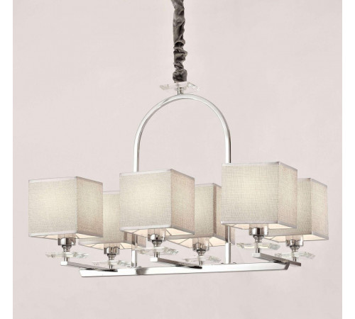 Подвесная люстра Lumina Deco Liniano LDP 17100-6 CHR Подвесная люстра Lumina Deco Liniano LDP 17100-6 CHR