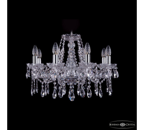 Подвесная люстра Bohemia Ivele Crystal 1413/8/200 Ni Подвесная люстра Bohemia Ivele Crystal 1413/8/200 Ni