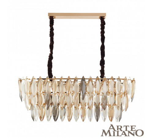 Подвесная люстра Arte Milano 99486.W900.L350.H380.E14.12 G Подвесная люстра Arte Milano 99486.W900.L350.H380.E14.12 G