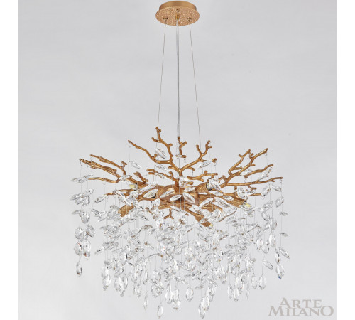 Подвесная люстра Arte Milano Milan 239801/D600/8/B Pa Подвесная люстра Arte Milano Milan 239801/D600/8/B Pa