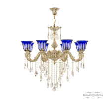 Подвесная люстра Bohemia Ivele Crystal Florence 71101/8/250 B GW P2 U Clear-Blue/H-1H
