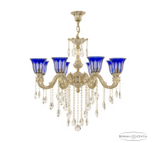 Подвесная люстра Bohemia Ivele Crystal Florence 71101/8/250 B GW P2 U Clear-Blue/H-1H