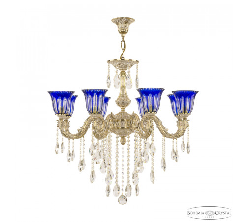 Подвесная люстра Bohemia Ivele Crystal Florence 71101/8/250 B GW P2 U Clear-Blue/H-1H Подвесная люстра Bohemia Ivele Crystal Florence 71101/8/250 B GW P2 U Clear-Blue/H-1H