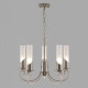 Подвесная люстра Eurosvet 60117/5 никель