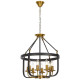 Подвесная люстра Lumina Deco Berling LDP 8024-8 BK+MD