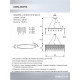 Подвесная люстра Lumien Hall Dzhillian LH0048/6PO-GD-CL