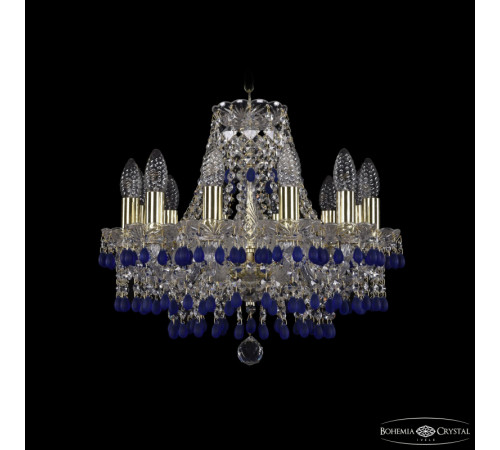 Подвесная люстра Bohemia Ivele Crystal 1410/12/141 G V3001 Подвесная люстра Bohemia Ivele Crystal 1410/12/141 G V3001