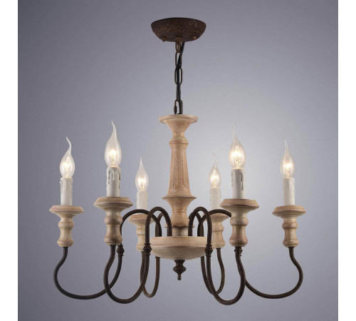 Подвесная люстра Arte Lamp A1700LM-6BR Подвесная люстра Arte Lamp A1700LM-6BR