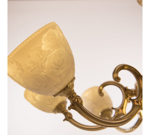 Подвесная люстра Bohemia Ivele Crystal Verona 72213P/8/210 G P1 U Rose