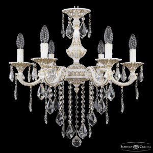 Подвесная люстра Bohemia Ivele Crystal AL78101/6/175 B WMG Leafs