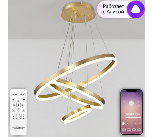 Подвесная люстра Natali Kovaltseva Oreol HIGH-TECH LED LAMPS 82042 Подвесная люстра Natali Kovaltseva Oreol HIGH-TECH LED LAMPS 82042