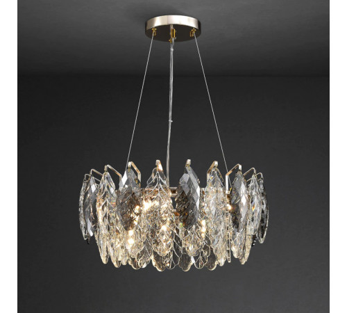 Подвесная люстра Delight Collection D8011P/R-600 gold/smoky Подвесная люстра Delight Collection D8011P/R-600 gold/smoky