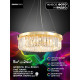 Подвесная люстра Lumien Hall Daneil LH0057/8P-GD-CL