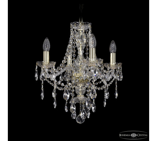 Подвесная люстра Bohemia Ivele Crystal 1415/4/141 G Подвесная люстра Bohemia Ivele Crystal 1415/4/141 G