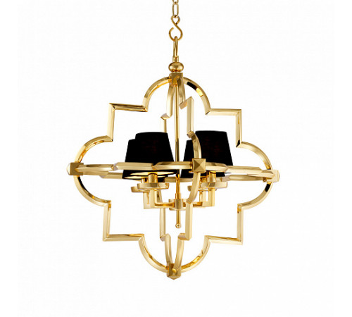 Подвесная люстра Delight Collection Mandeville KM0728P-4M gold/black Подвесная люстра Delight Collection Mandeville KM0728P-4M gold/black