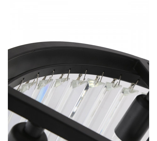 Подвесная люстра Delight Collection 1920s Odeon KR0387P-6 black/clear