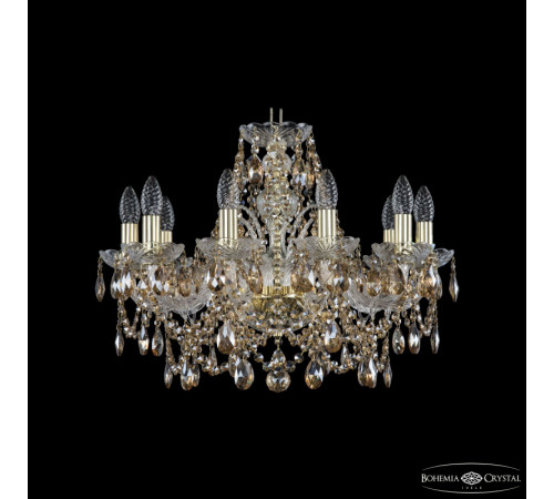 Подвесная люстра Bohemia Ivele Crystal 1411/10/195 G R721 Подвесная люстра Bohemia Ivele Crystal 1411/10/195 G R721