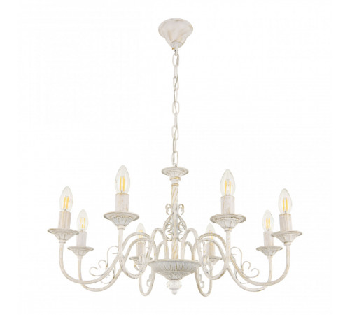 Подвесная люстра Arte Milano 342620/8 WT+G Подвесная люстра Arte Milano 342620/8 WT+G