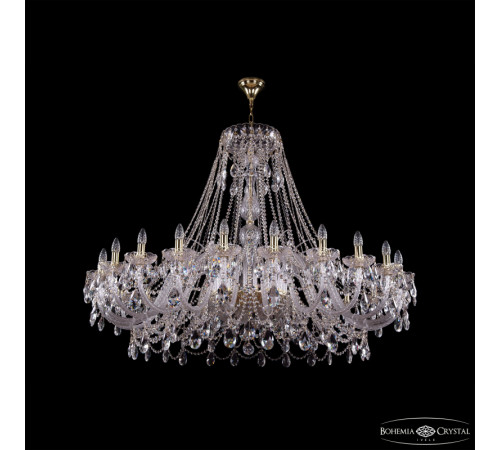 Подвесная люстра Bohemia Ivele Crystal 1411/24/530 G Подвесная люстра Bohemia Ivele Crystal 1411/24/530 G