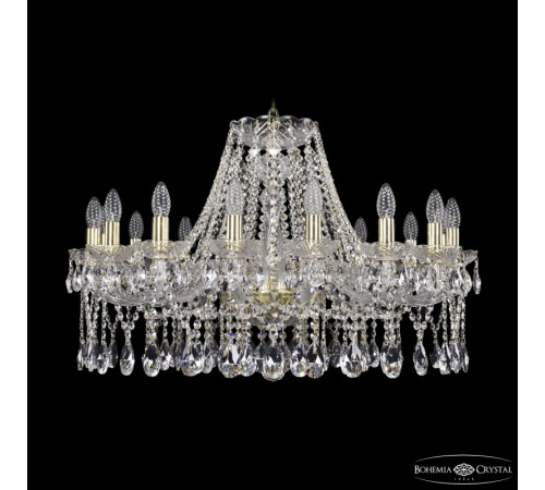 Подвесная люстра Bohemia Ivele Crystal 1413/16/300 G Подвесная люстра Bohemia Ivele Crystal 1413/16/300 G