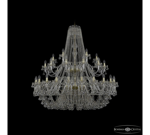Подвесная люстра Bohemia Ivele Crystal 1409/24+12+6/530/2d G