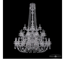 Подвесная люстра Bohemia Ivele Crystal 1402/20+10+5/400/h-158/3d Ni