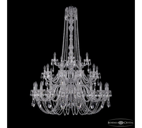 Подвесная люстра Bohemia Ivele Crystal 1402/20+10+5/400/h-158/3d Ni Подвесная люстра Bohemia Ivele Crystal 1402/20+10+5/400/h-158/3d Ni