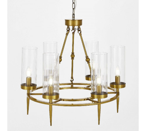 Подвесная люстра Lumina Deco Moratti LDP 8022-6 MD+PR Подвесная люстра Lumina Deco Moratti LDP 8022-6 MD+PR