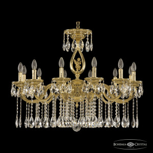 Подвесная люстра Bohemia Ivele Crystal 75401/12/300 A G FA1B