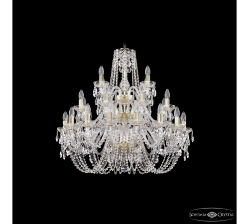 Подвесная люстра Bohemia Ivele Crystal 1402/16+8+4/300/3d G