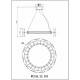 Подвесная люстра Wertmark Nicola WE159.24.303