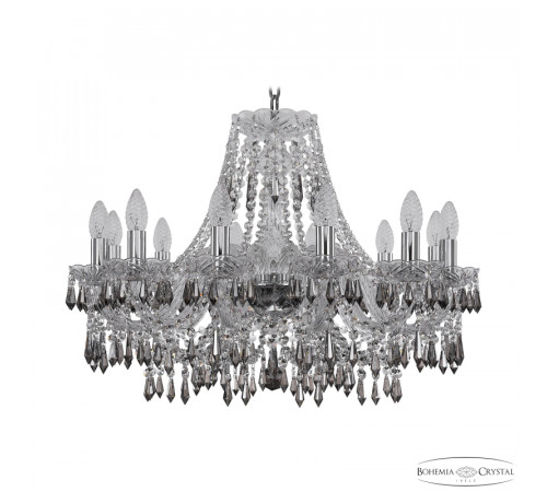 Подвесная люстра Bohemia Ivele Crystal 1403/12/240 Ni K731 Подвесная люстра Bohemia Ivele Crystal 1403/12/240 Ni K731