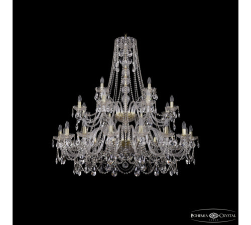 Подвесная люстра Bohemia Ivele Crystal 1411/16+8+4/460/2d G