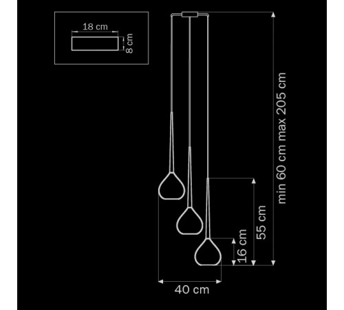 Подвесная люстра Lightstar Forma 808237 Подвесная люстра Lightstar Forma 808237