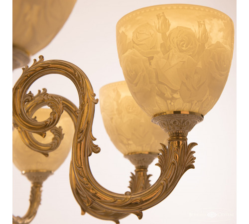 Подвесная люстра Bohemia Ivele Crystal Florence 71203P/8/210 GW P1 U Rose