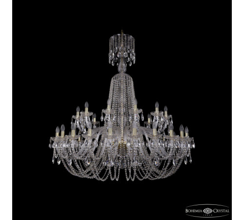 Подвесная люстра Bohemia Ivele Crystal 1402/24+12/530/XL-154 G Подвесная люстра Bohemia Ivele Crystal 1402/24+12/530/XL-154 G