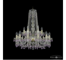 Подвесная люстра Bohemia Ivele Crystal 1410/12+6/240/h-74 G V7010