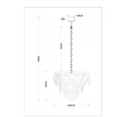 Подвесная люстра Arte Lamp Kapri A4078LM-6GO Подвесная люстра Arte Lamp Kapri A4078LM-6GO
