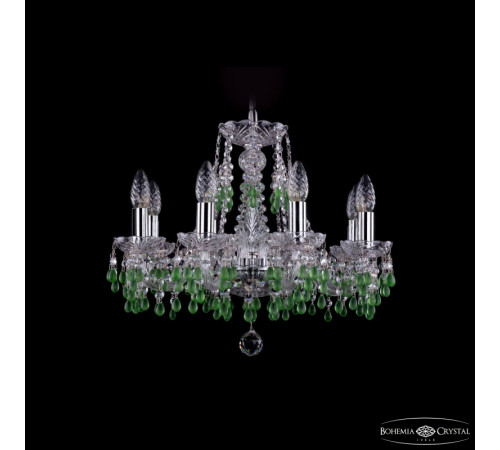Подвесная люстра Bohemia Ivele Crystal 1410/6/160 Ni V5001 Подвесная люстра Bohemia Ivele Crystal 1410/6/160 Ni V5001