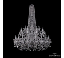 Подвесная люстра Bohemia Ivele Crystal 1402/20+10+5/400/h-160/2d Ni
